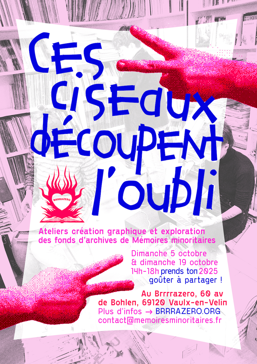 DIM 5 – 19 OCT 2025 : Atelier Ces ciseaux découpent l’oubli